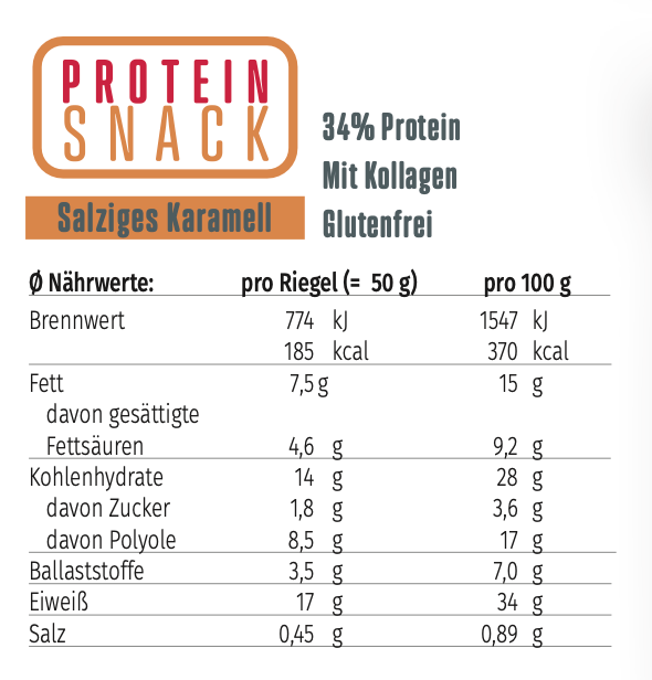 PROTEIN SNACK Box 20er Box (20x 50g)