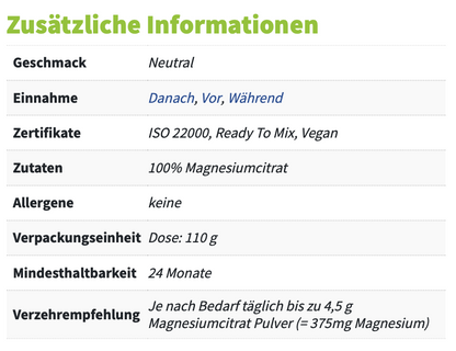MAGNESIUM CITRAT X-TRA